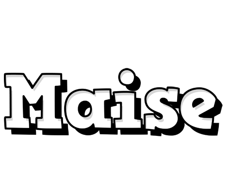 Maise snowing logo