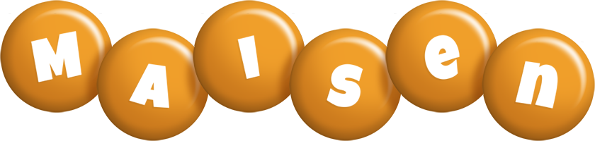 Maisen candy-orange logo
