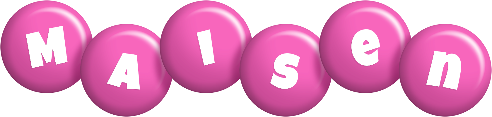Maisen candy-pink logo