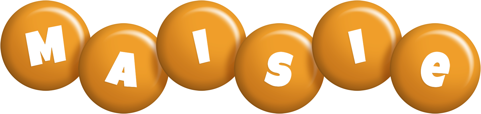 Maisie candy-orange logo