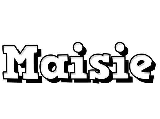 Maisie snowing logo