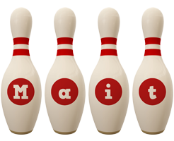 Mait bowling-pin logo