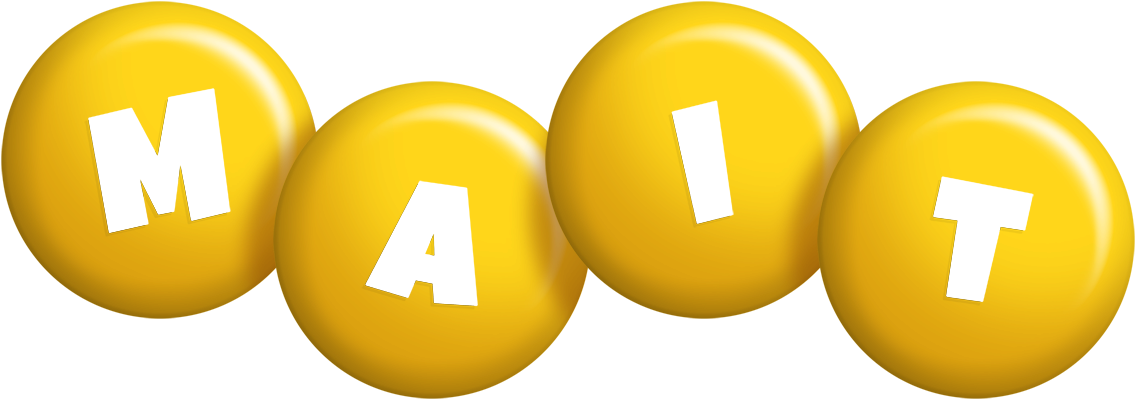 Mait candy-yellow logo