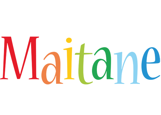 Maitane birthday logo