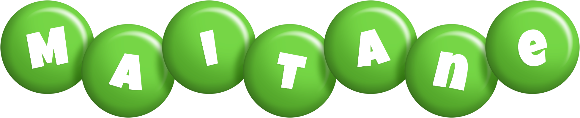 Maitane candy-green logo