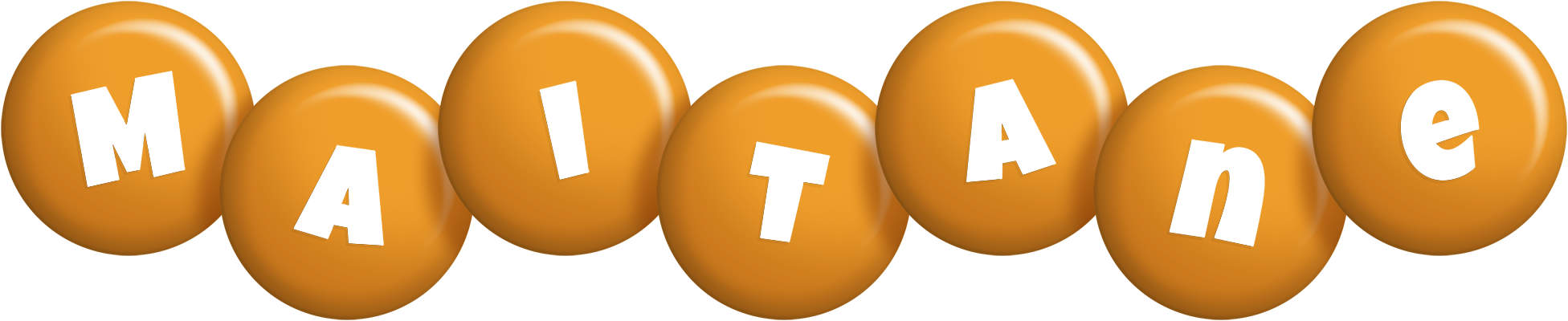Maitane candy-orange logo