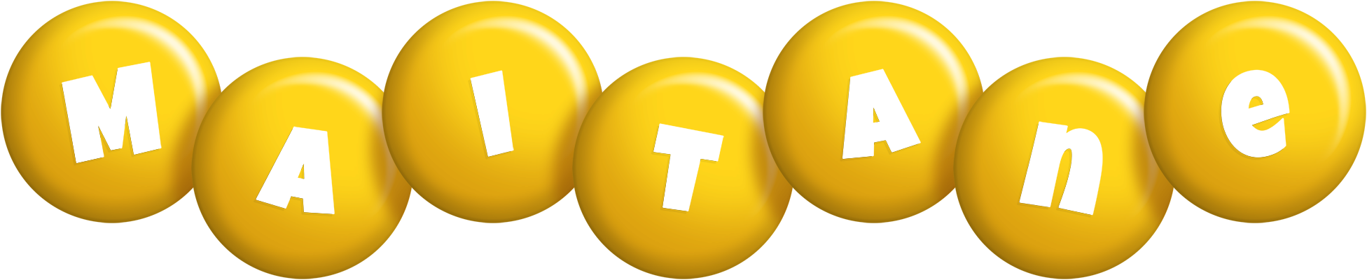 Maitane candy-yellow logo
