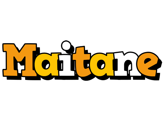 Maitane cartoon logo