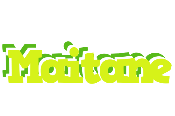 Maitane citrus logo