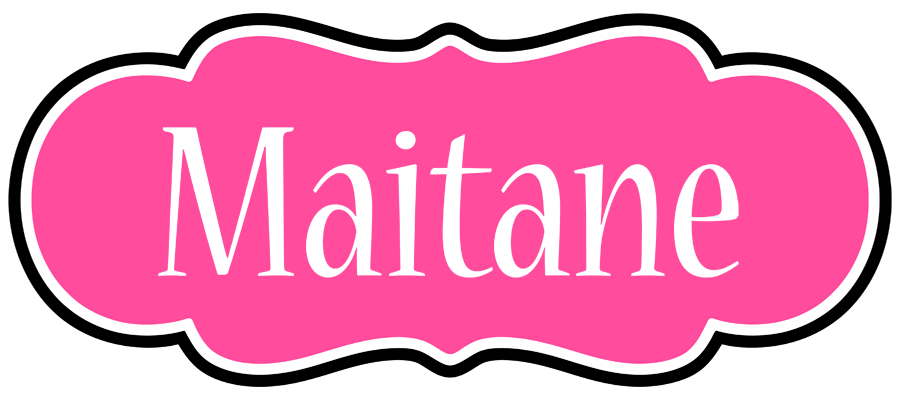 Maitane invitation logo