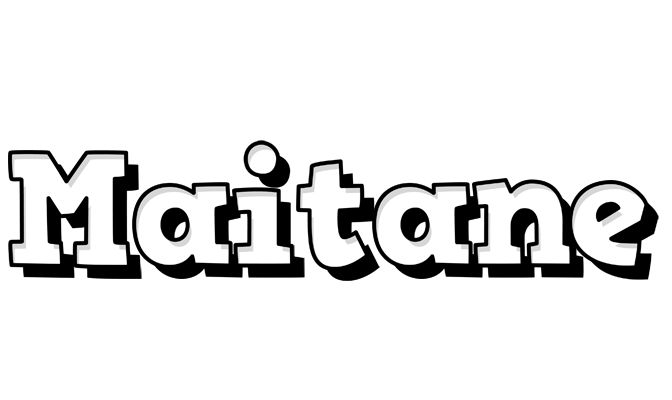 Maitane snowing logo