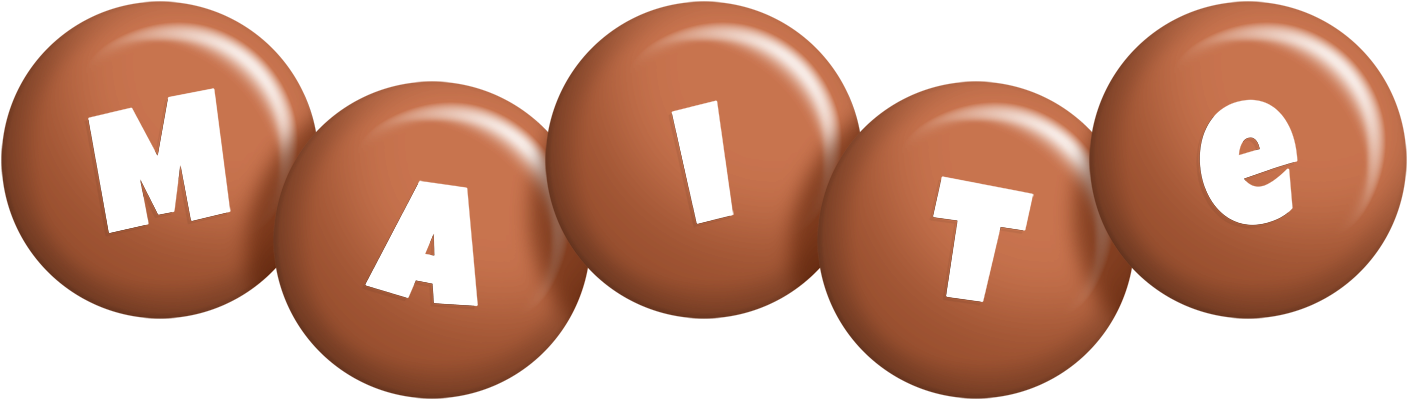 Maite candy-brown logo