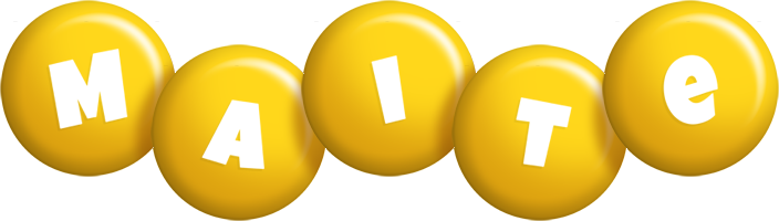 Maite candy-yellow logo
