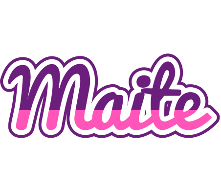 Maite cheerful logo