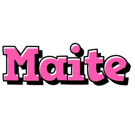 Maite girlish logo