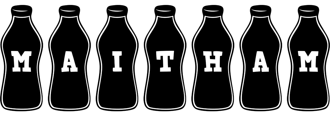 Maitham bottle logo