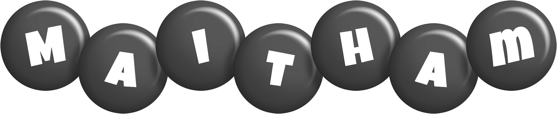Maitham candy-black logo