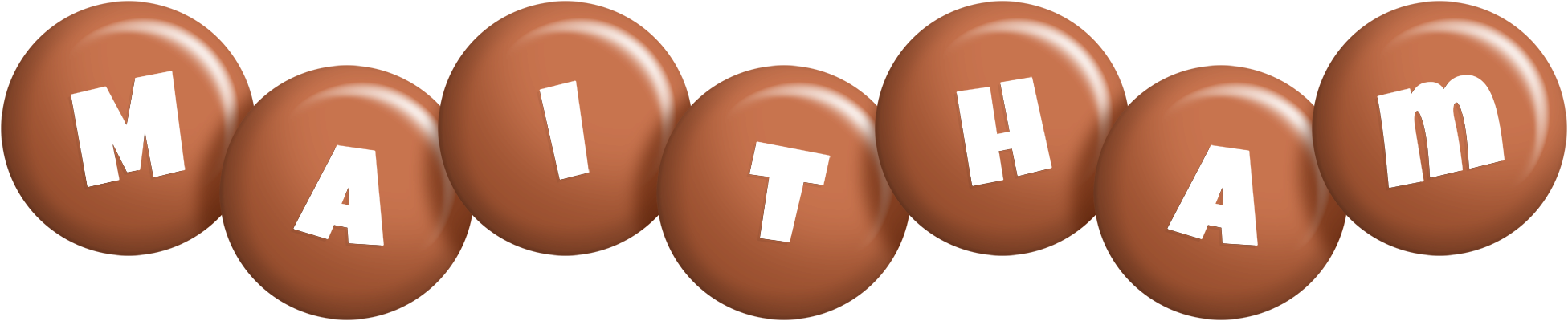 Maitham candy-brown logo