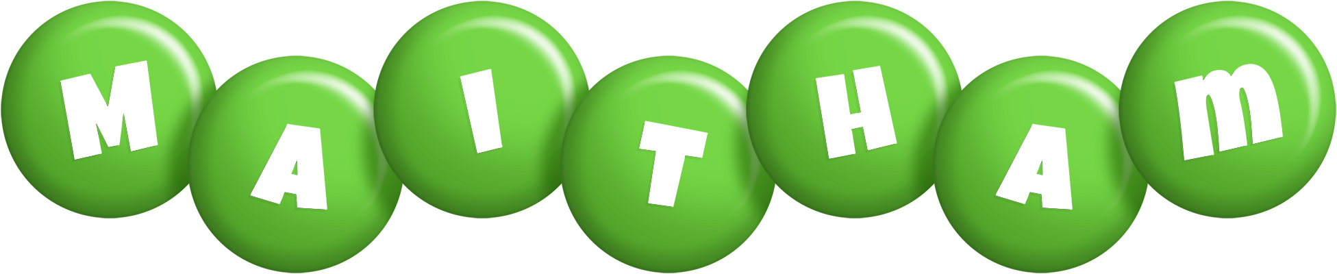 Maitham candy-green logo
