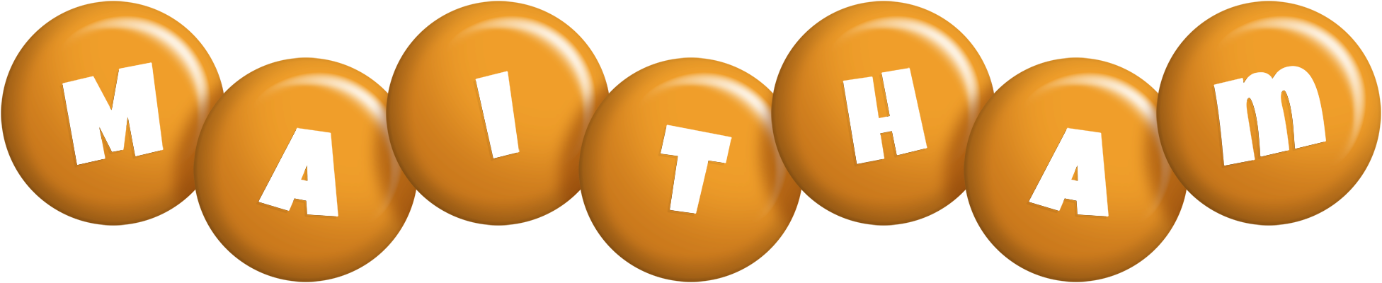 Maitham candy-orange logo