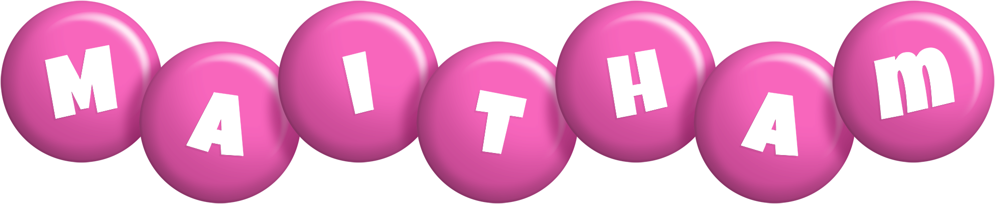 Maitham candy-pink logo