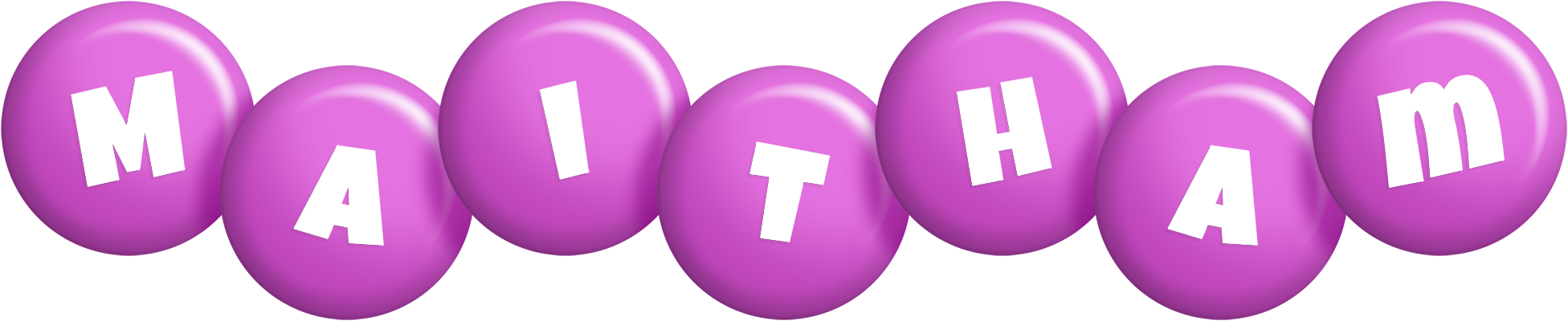 Maitham candy-purple logo