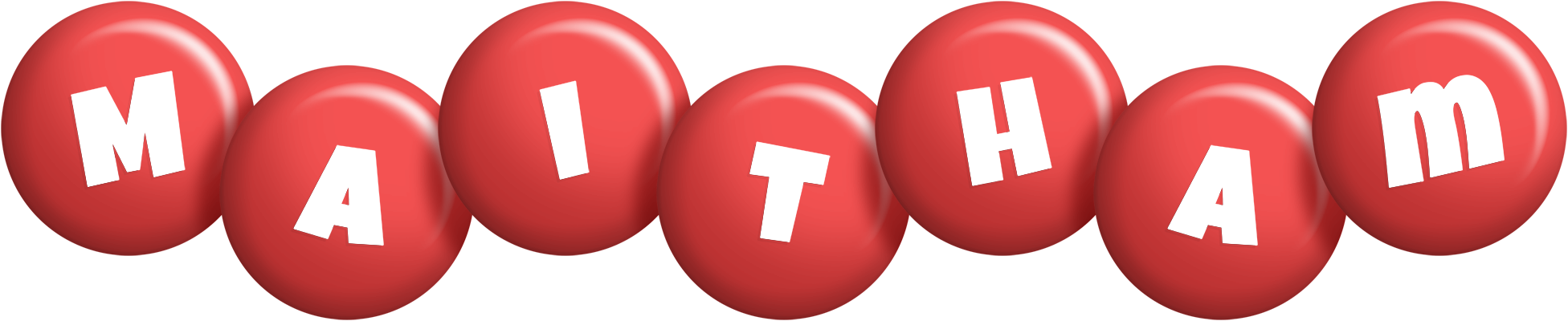 Maitham candy-red logo