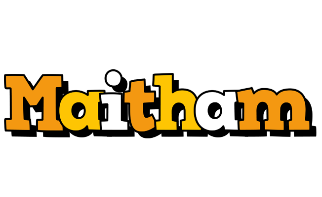 Maitham cartoon logo