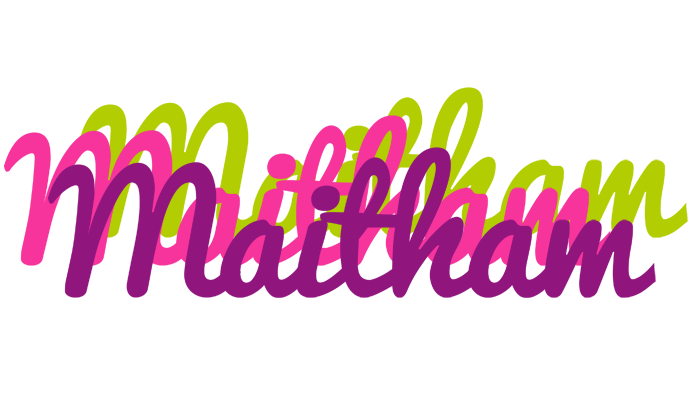 Maitham flowers logo