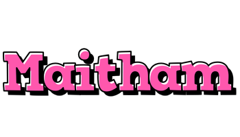 Maitham girlish logo