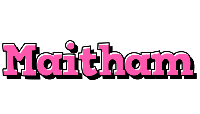 Maitham girlish logo