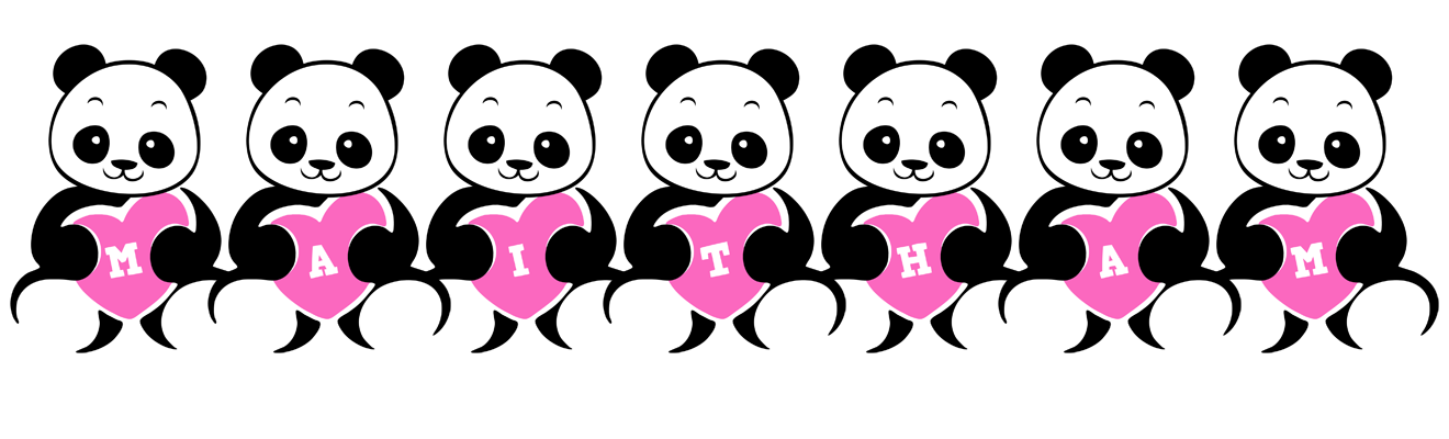 Maitham love-panda logo