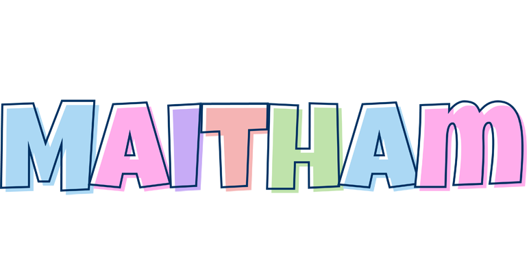 Maitham pastel logo