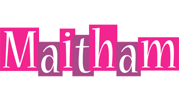 Maitham whine logo