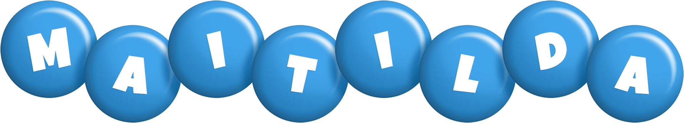 Maitilda candy-blue logo