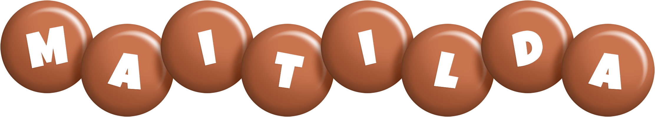 Maitilda candy-brown logo