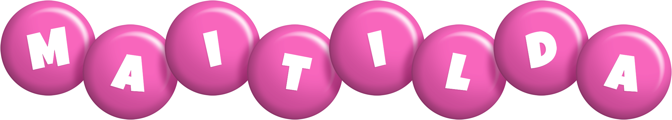 Maitilda candy-pink logo