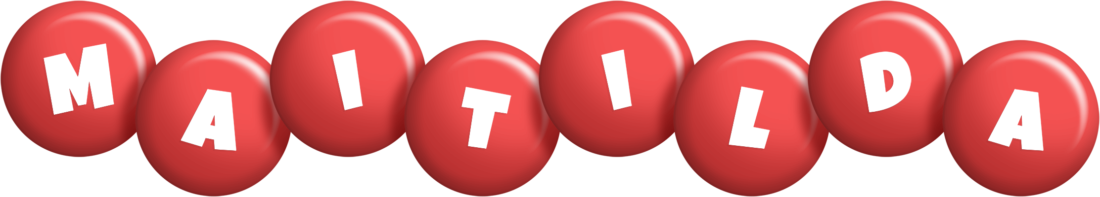 Maitilda candy-red logo