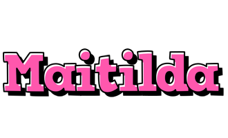 Maitilda girlish logo