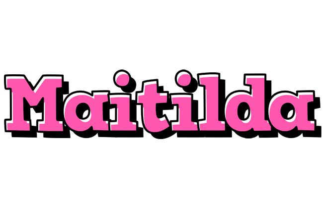 Maitilda girlish logo