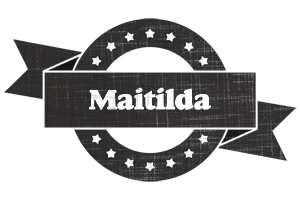 Maitilda grunge logo