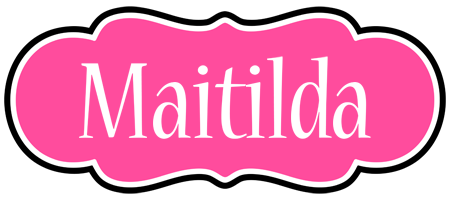 Maitilda invitation logo