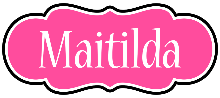 Maitilda invitation logo