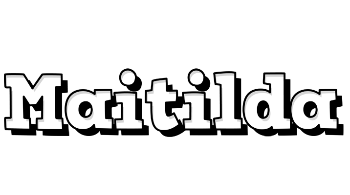 Maitilda snowing logo