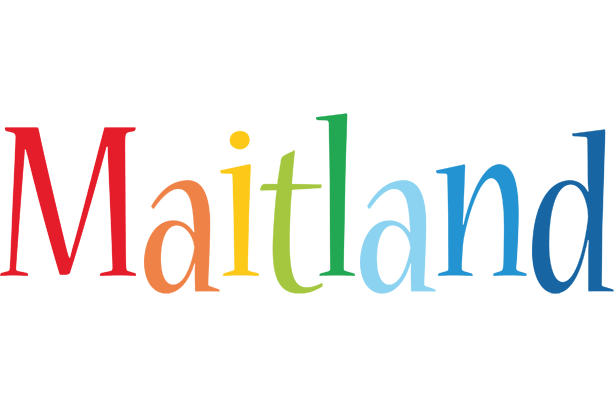 Maitland birthday logo