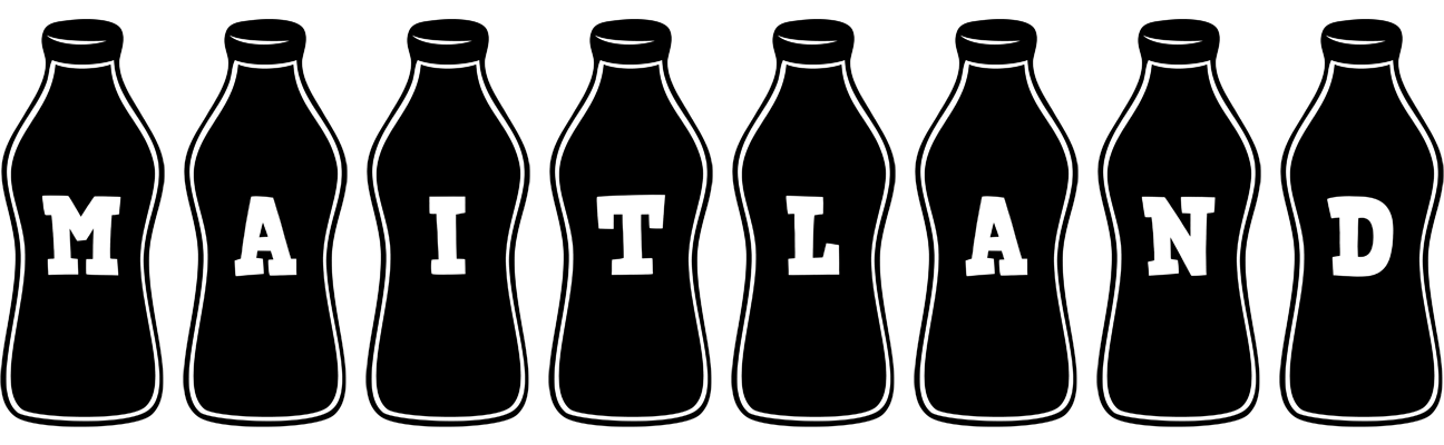 Maitland bottle logo