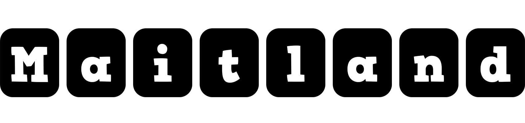 Maitland box logo