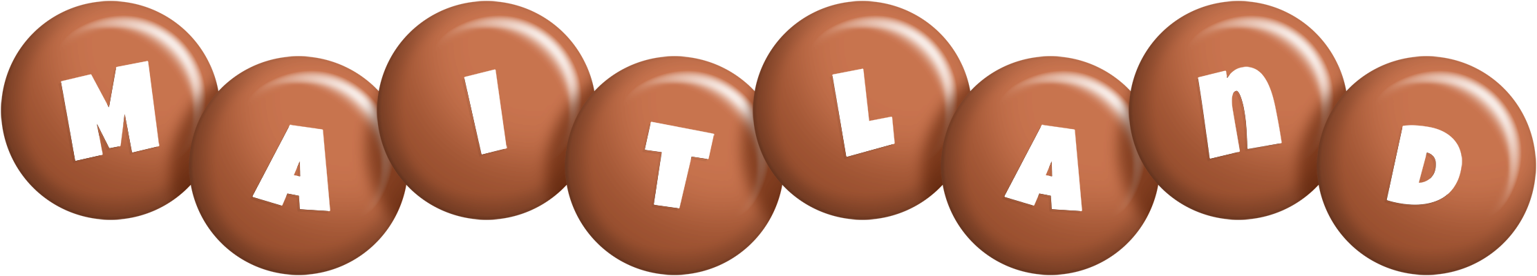 Maitland candy-brown logo
