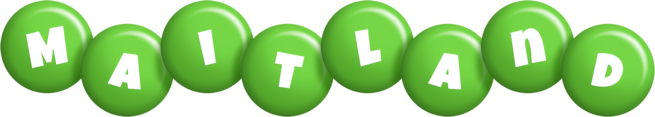 Maitland candy-green logo