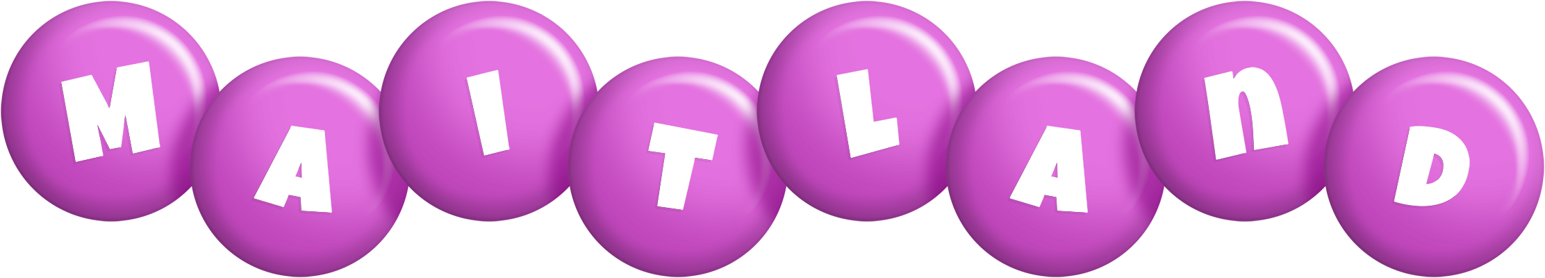 Maitland candy-purple logo